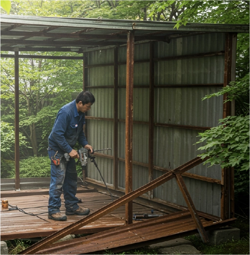 物置の解体・撤去処分